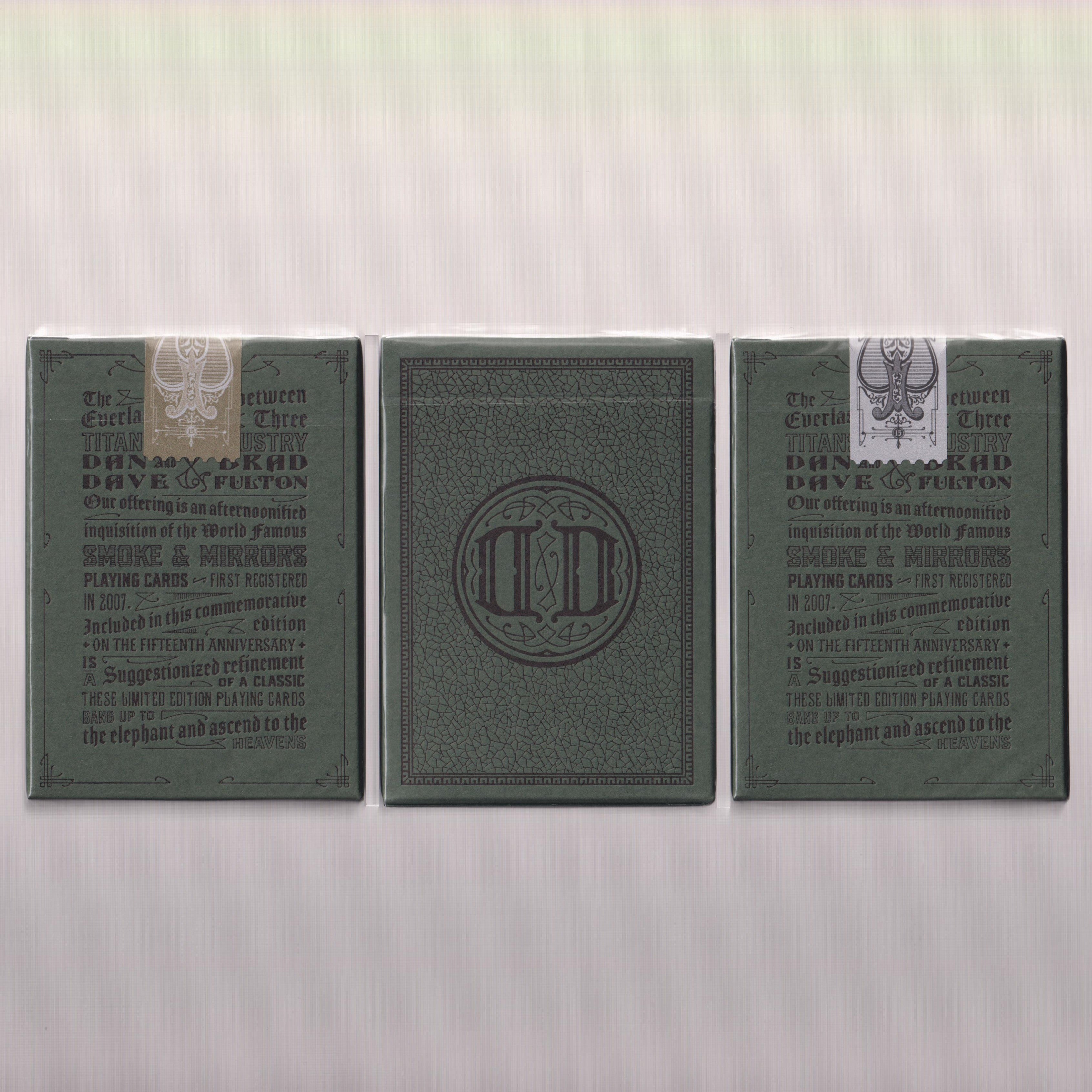 Smoke & Mirrors Anniversary Green Edition (Standard, Gold & Silver Gilded) [AUCTION]