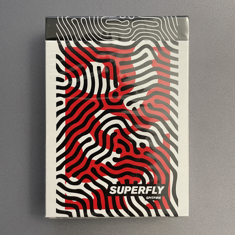 Superfly Spitfire (Red) Playing Cards