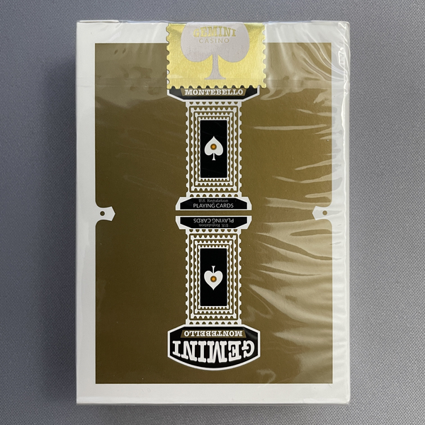 Gemini Casino (Gold) Playing Cards