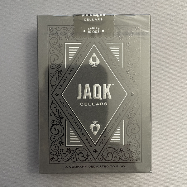 JAQK Cellars (Black) Playing Cards