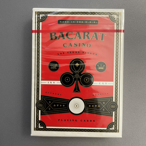 Bacarat Casino (Red 507/555) Playing Cards