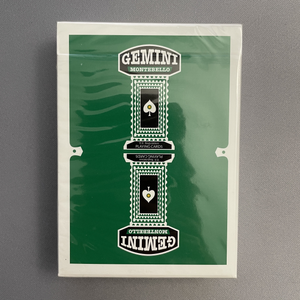 Gemini Casino (Emerald Green) Playing Cards