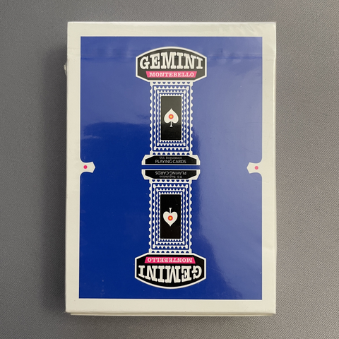 Gemini Casino (Royal Blue) Playing Cards