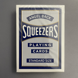 Squeezers (Angel Back Blue) Playing Cards