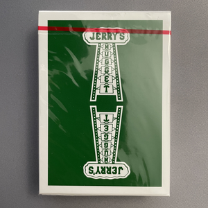 Jerry's Nugget (Marked Monotone Green) Playing Cards