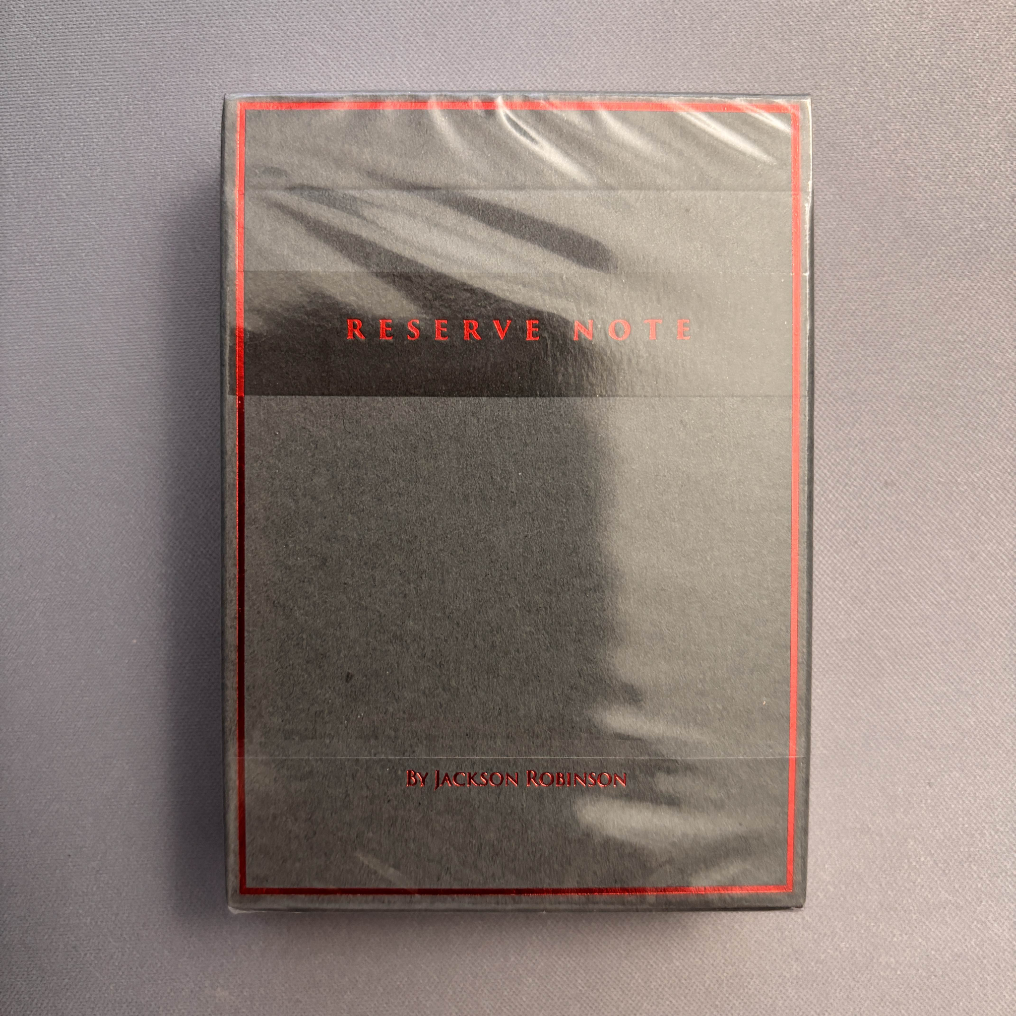Reserve Note (Limited #217/600) Playing Cards