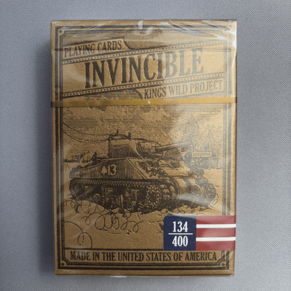 Invincible (Gilded #134/400) Playing Cards