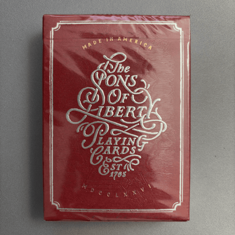 The Sons Of Liberty (Red) Playing Cards