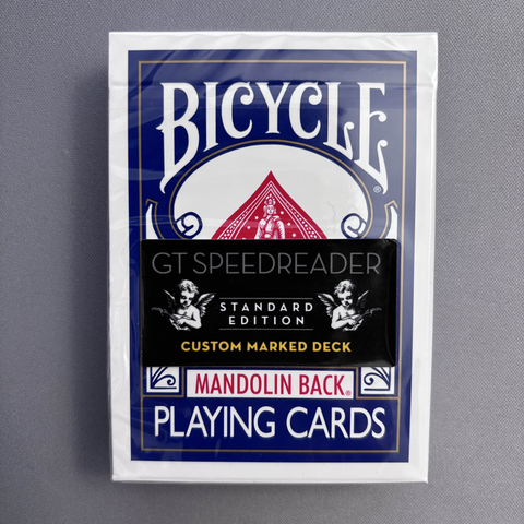 Bicycle Rider Back GT Speedreader (Blue) Playing Cards