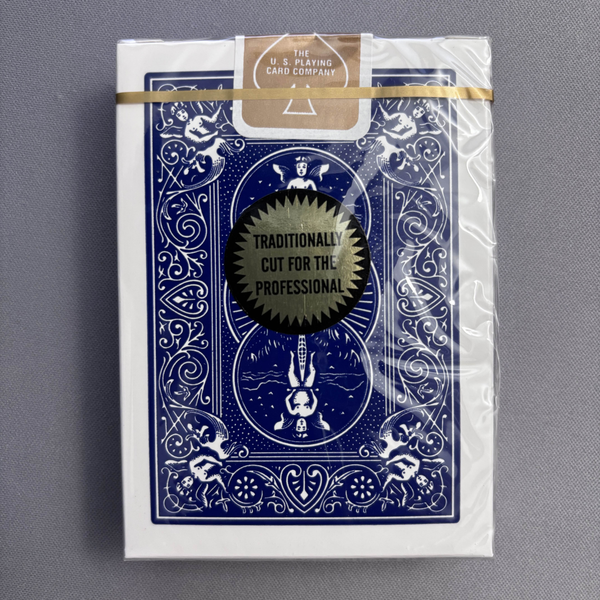 Bicycle Rider Back Gold Standard (Blue) Playing Cards