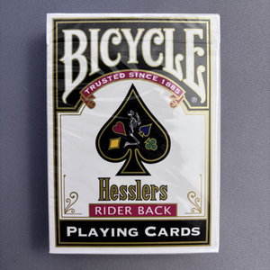 Bicycle Hesslers Rider Back (Red) Playing Cards