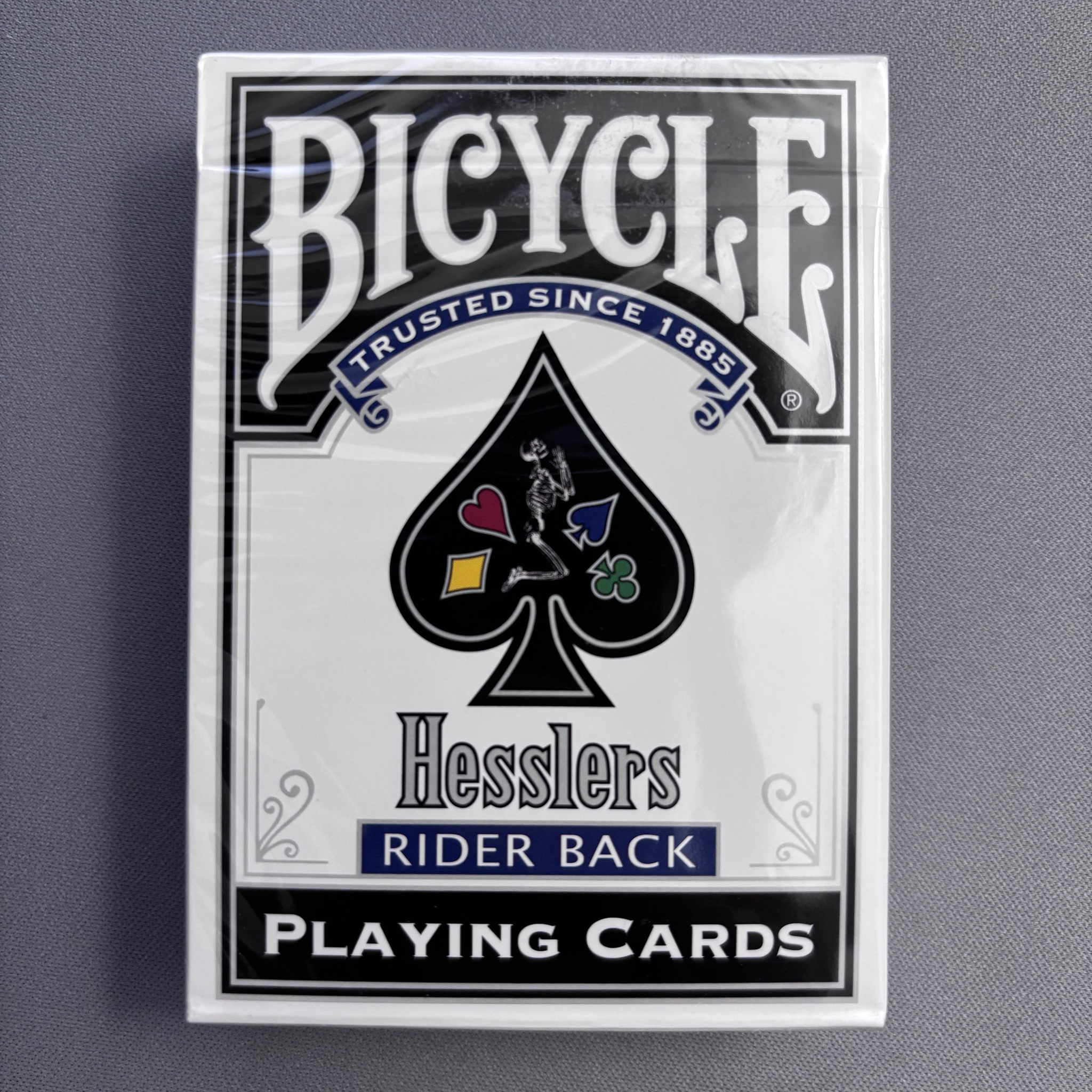 Bicycle Hesslers Rider Back (Blue) Playing Cards