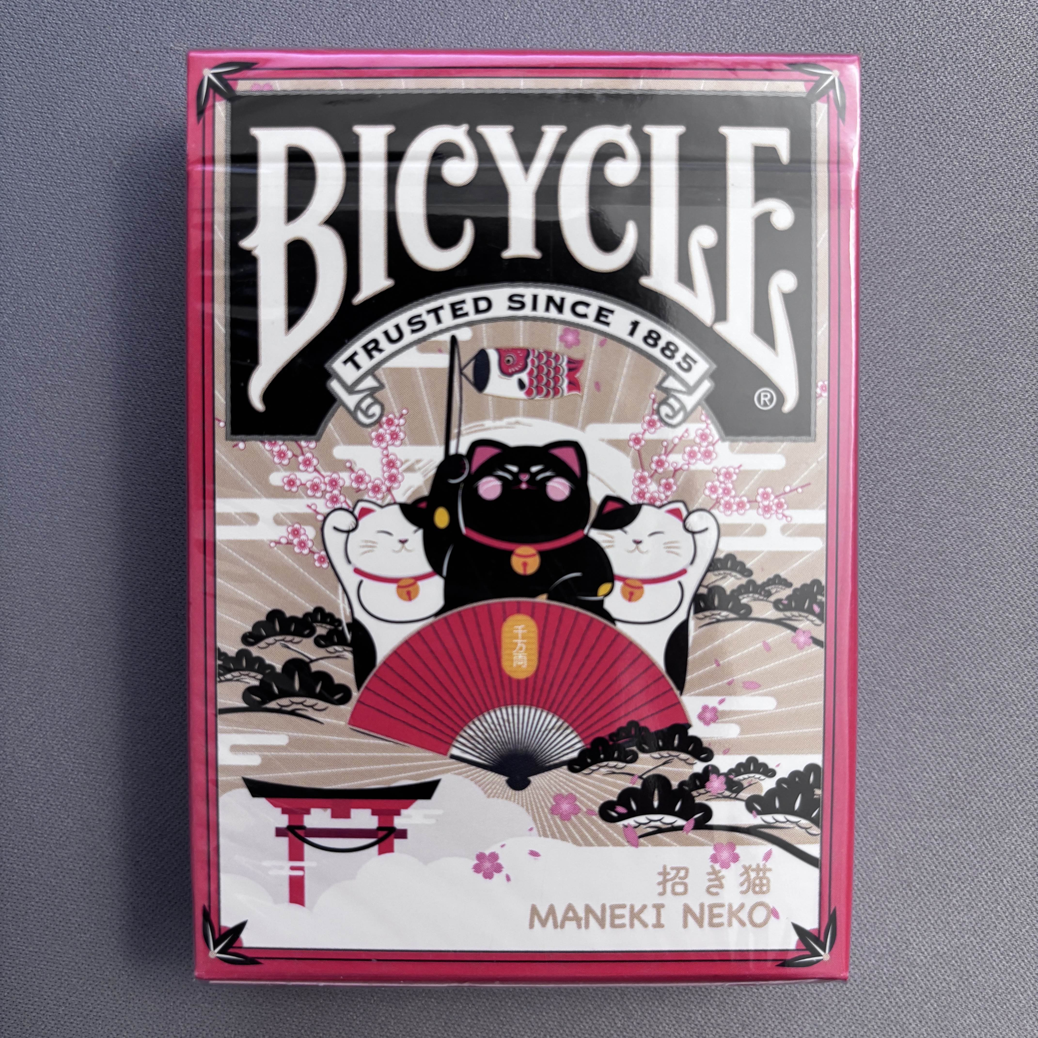 Bicycle Maneki Neko (Red) Playing Cards