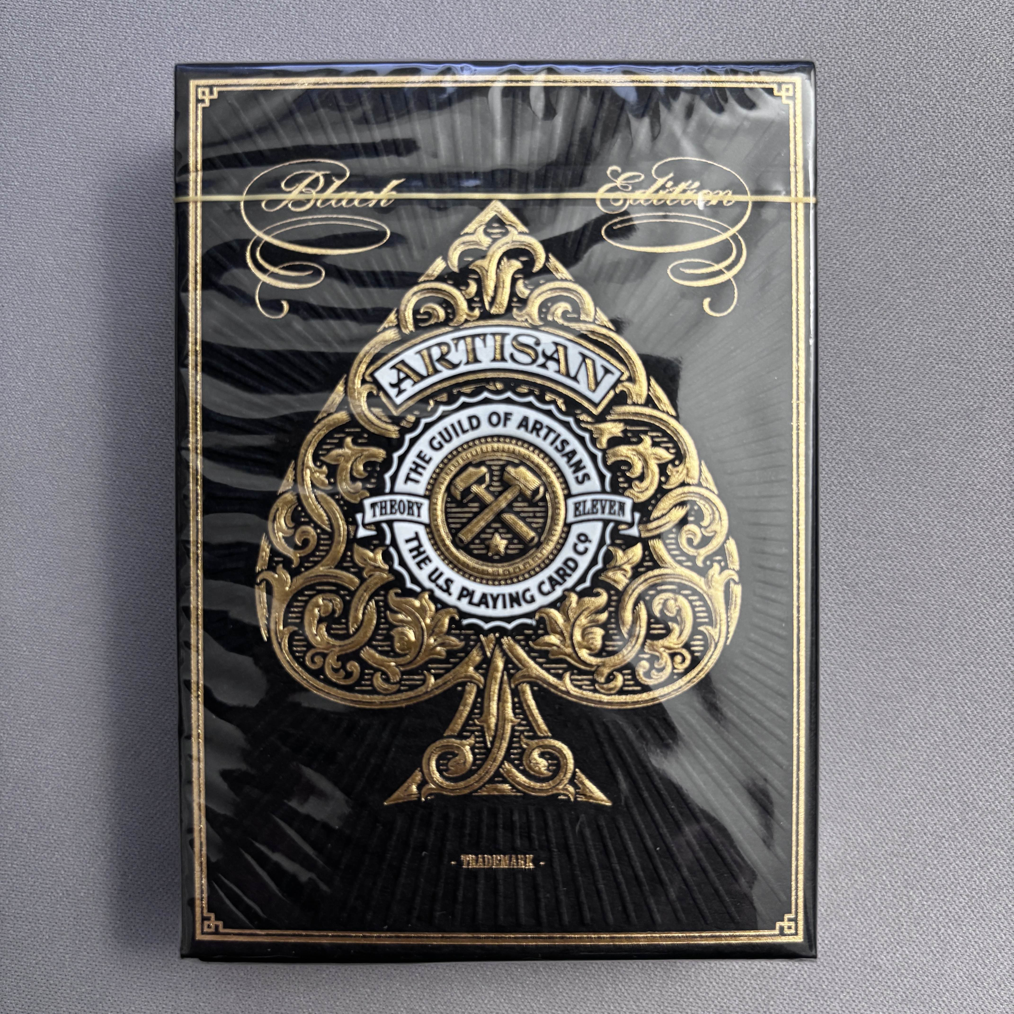 [CLEARANCE] Artisan (Black) Playing Cards