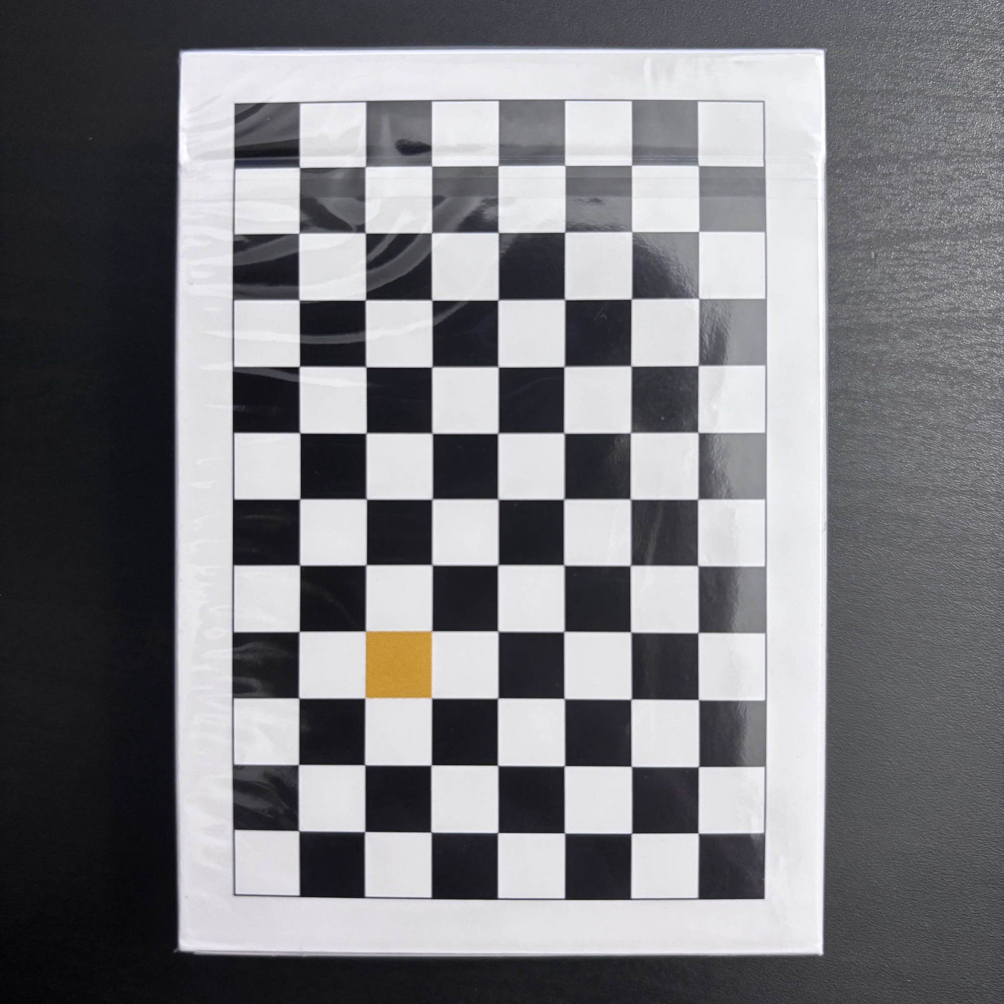 Checkerboard (Yellow) Playing Cards