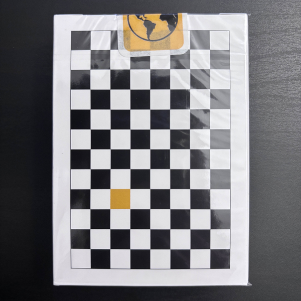 Checkerboard (Yellow) Playing Cards