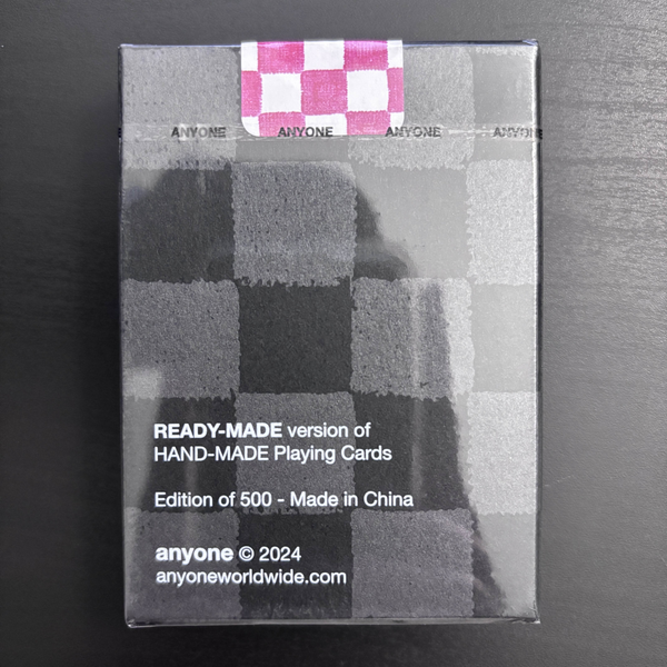 Checkerboard (Red Ready-Made) Playing Cards