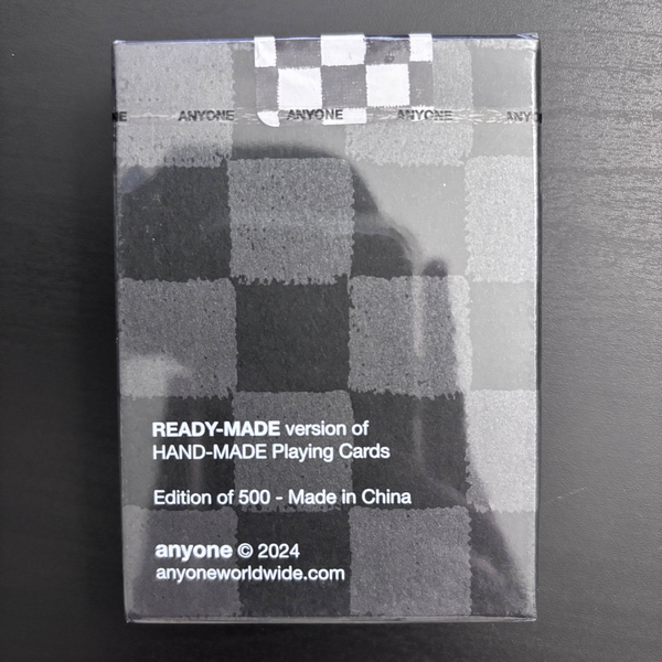 Checkerboard (Black Ready-Made) Playing Cards