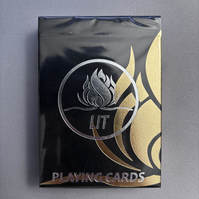 Lit V2 (Black Gilded) Playing Cards