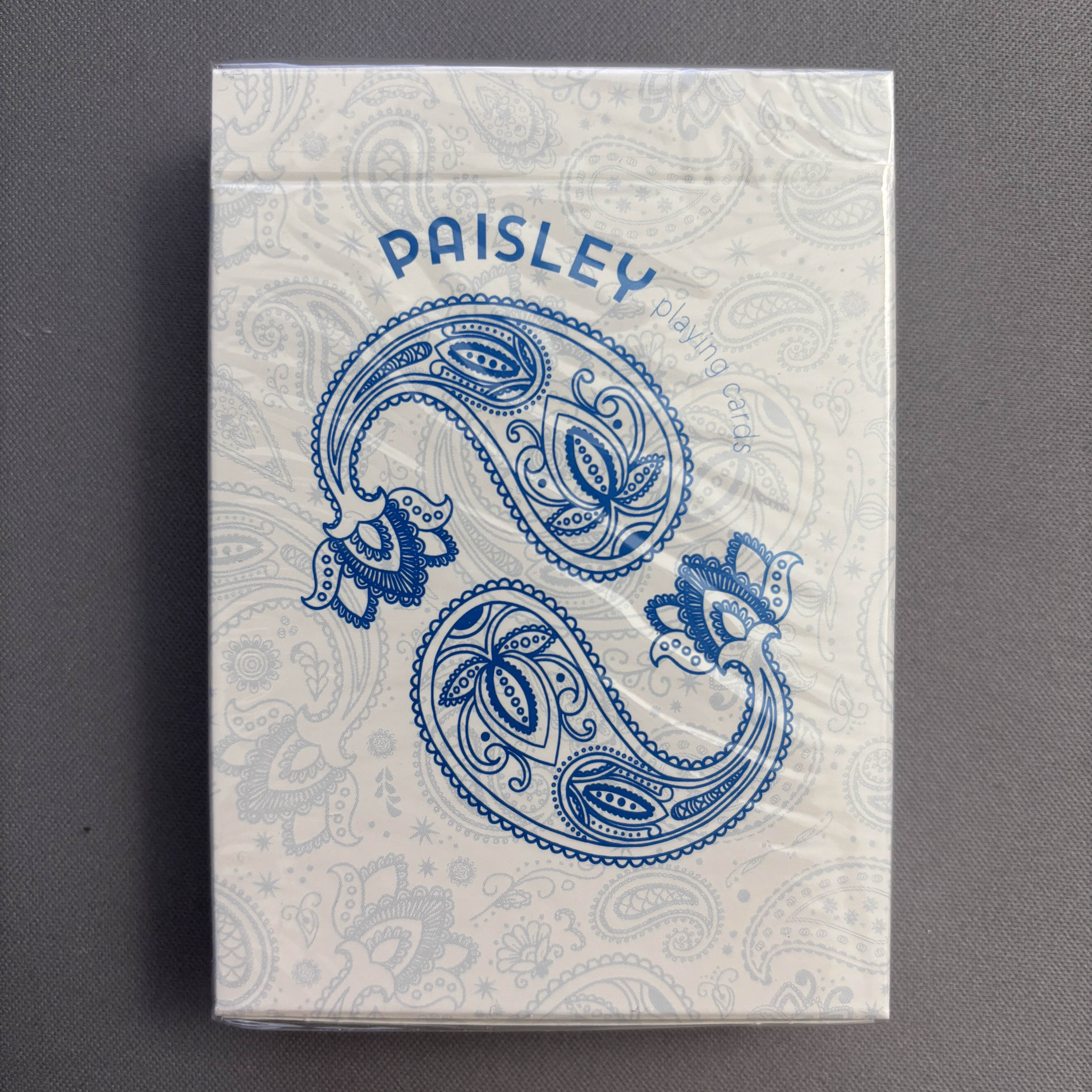 Paisley (Blue Marked) Playing Cards