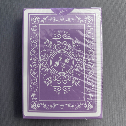 [CLEARANCE] Black Roses (Lavender) playing Cards