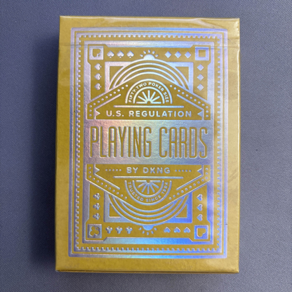 Rainbow Wheels (Yellow) Playing Cards