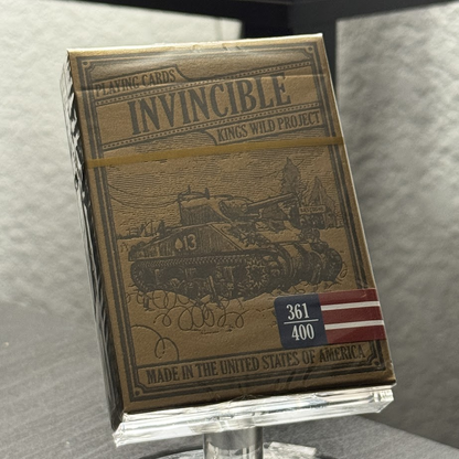 Invincible (Gilded #361/400) Playing Cards