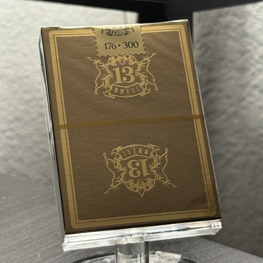 Table Players V12 ("Dunhill" Gilded #176/300) Playing Cards