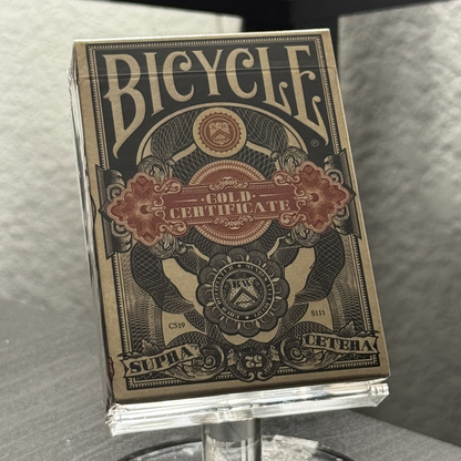 Bicycle Gold Certificate Playing Cards