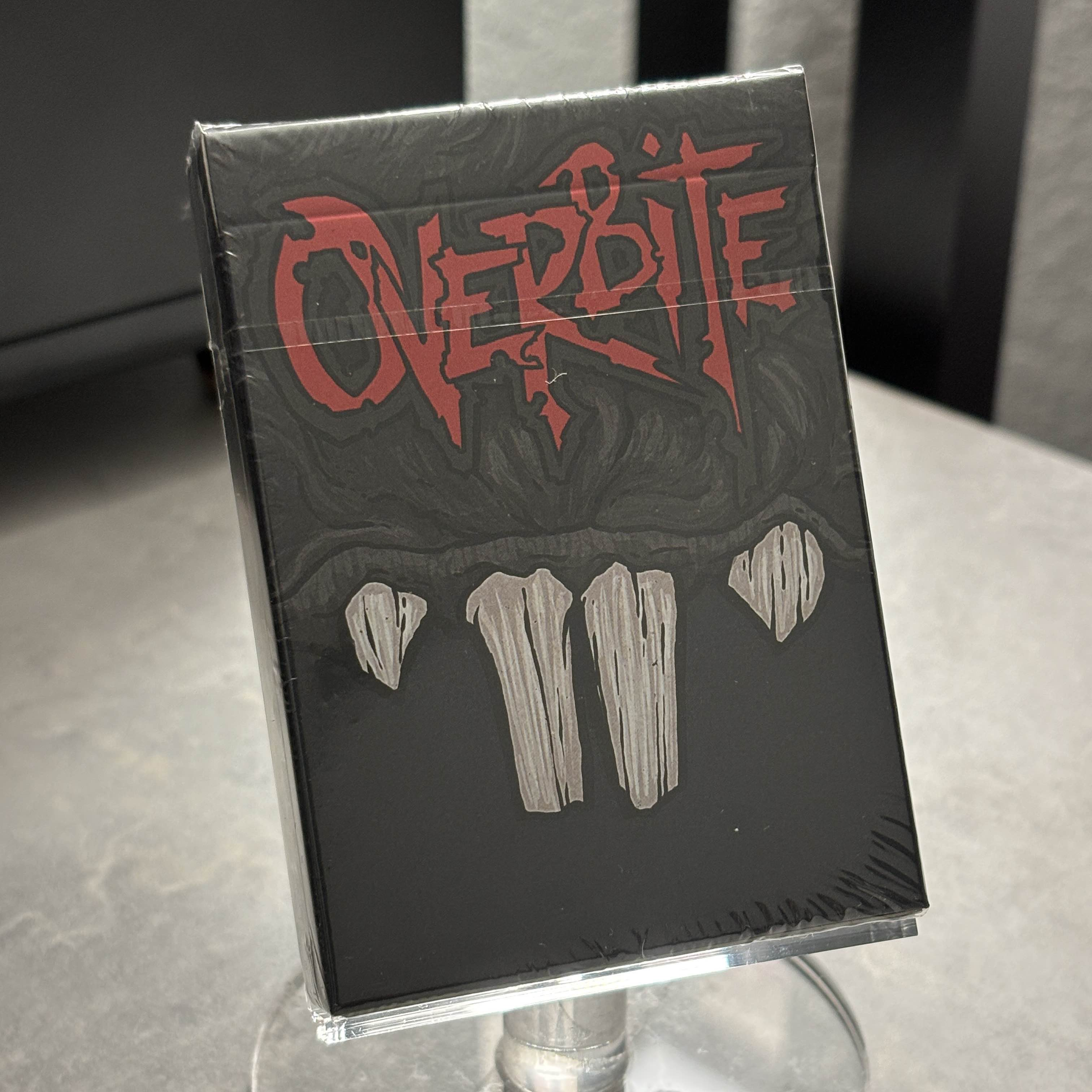 Overbite (Black) Playing Cards
