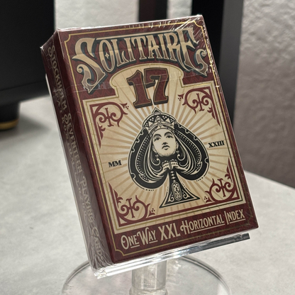 Solitaire17 (Red Gilded #316/700) Playing Cards