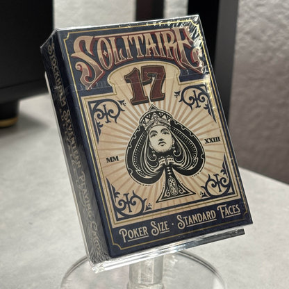 Solitaire17 (Blue Gilded #385/700) Playing Cards
