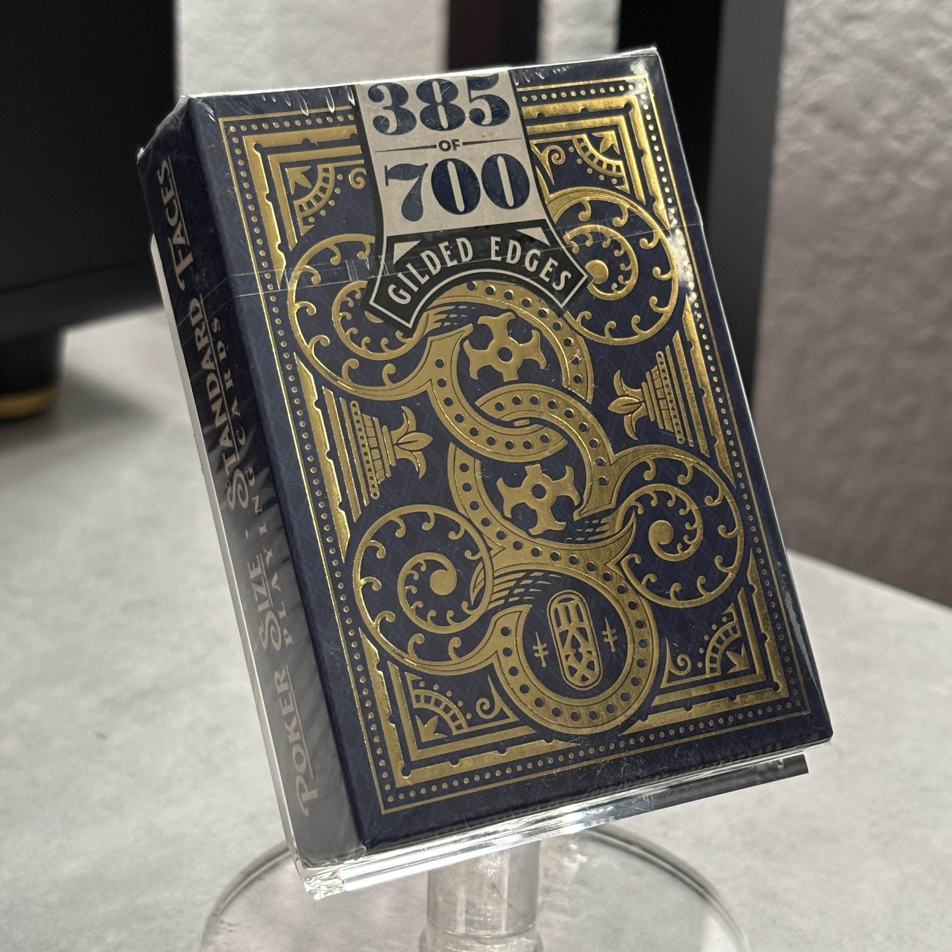 Solitaire17 (Blue Gilded #385/700) Playing Cards