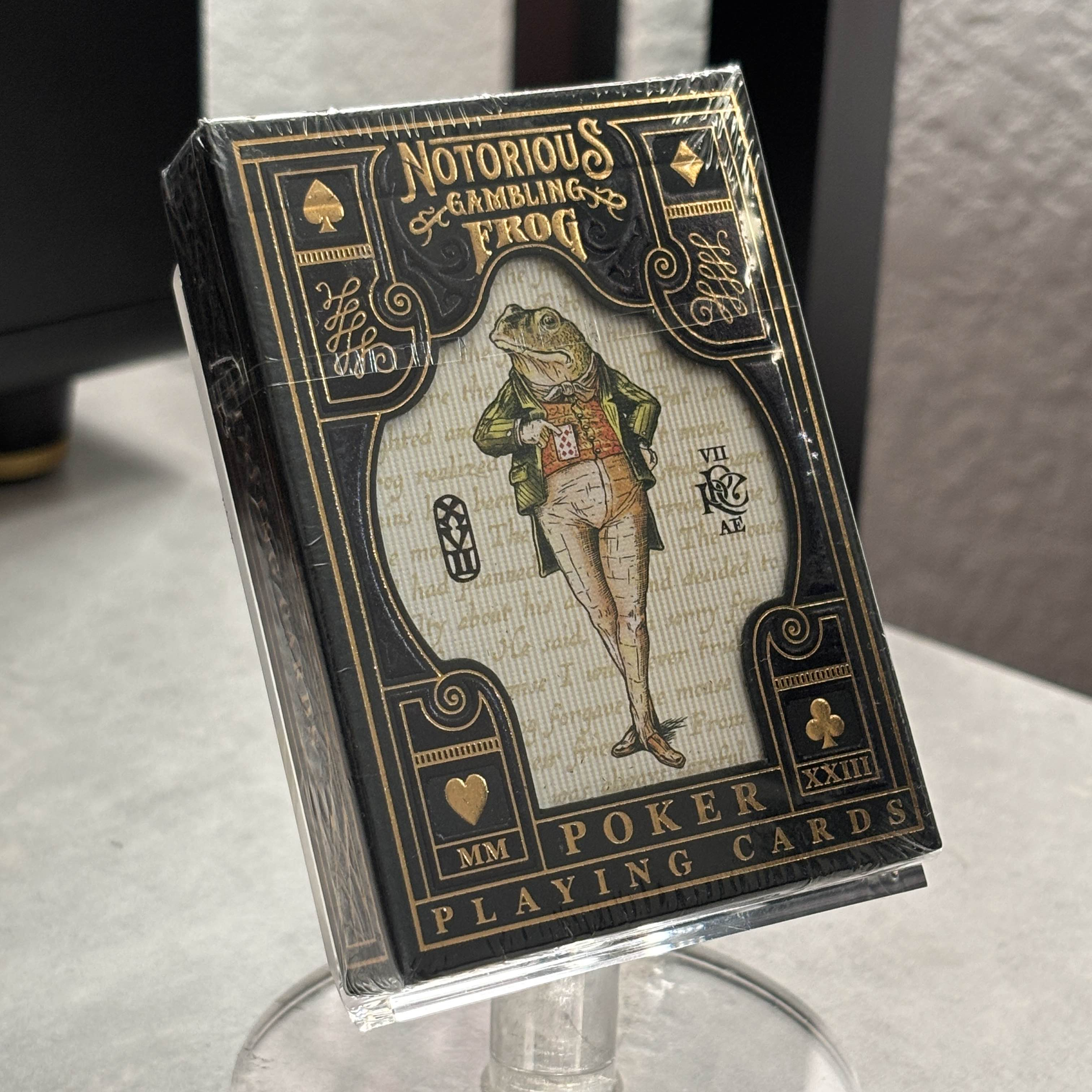Notorious Gambling Frog (Gold Gilded #658/700) Playing Cards