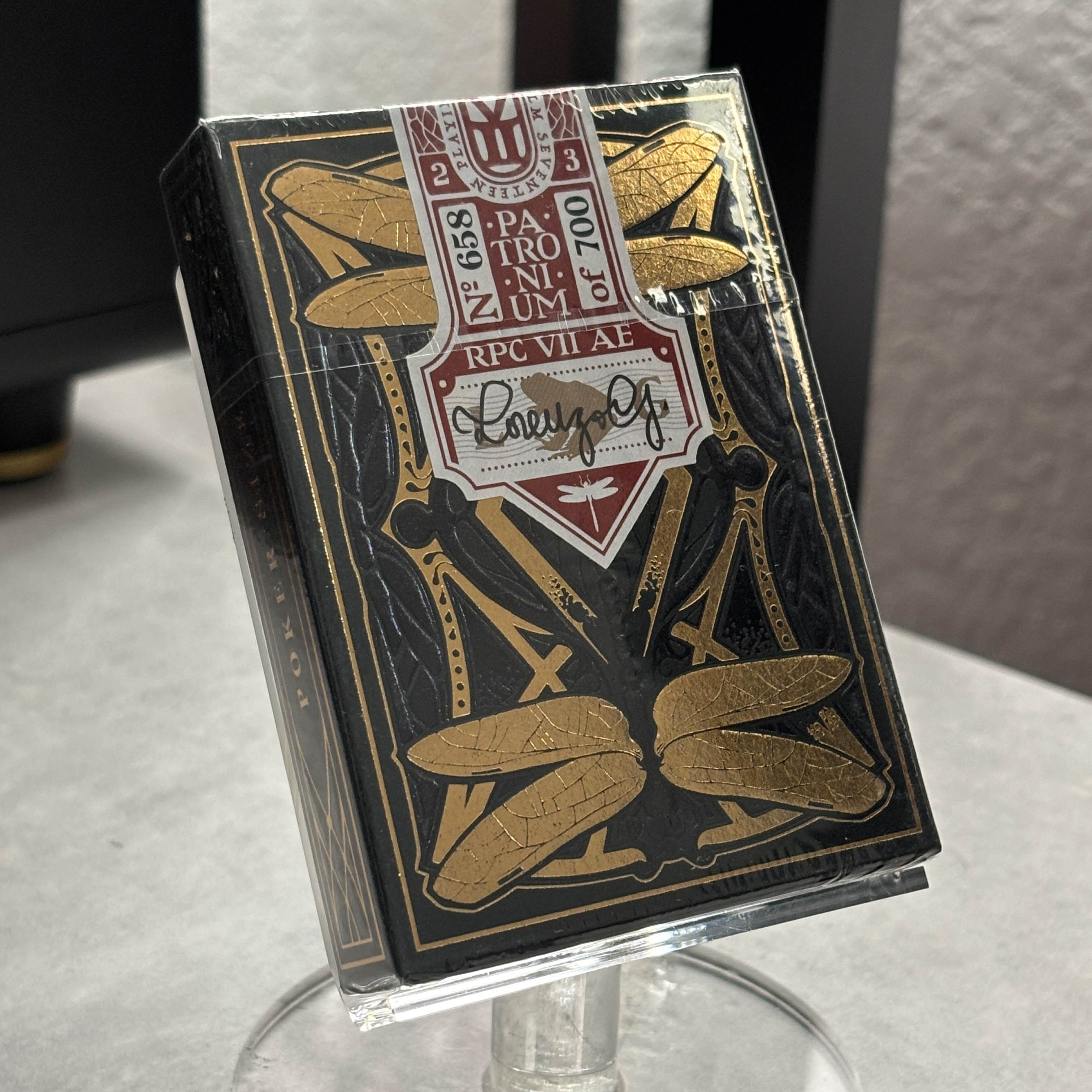 Notorious Gambling Frog (Gold Gilded #658/700) Playing Cards