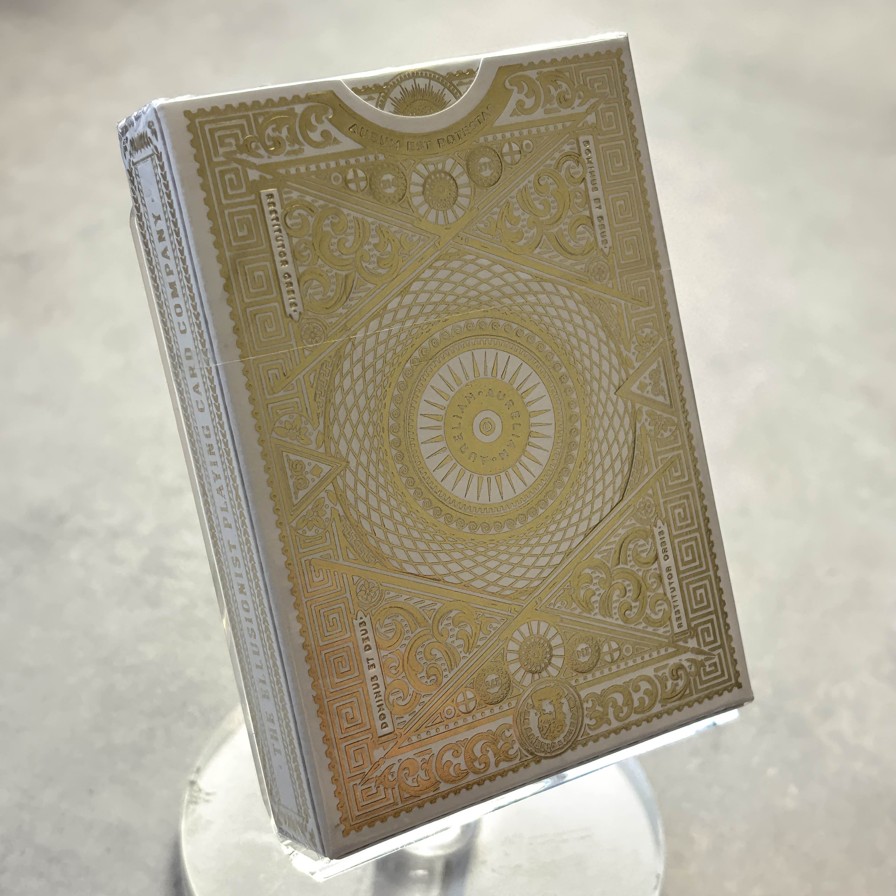 Aurelian (White) Playing Cards