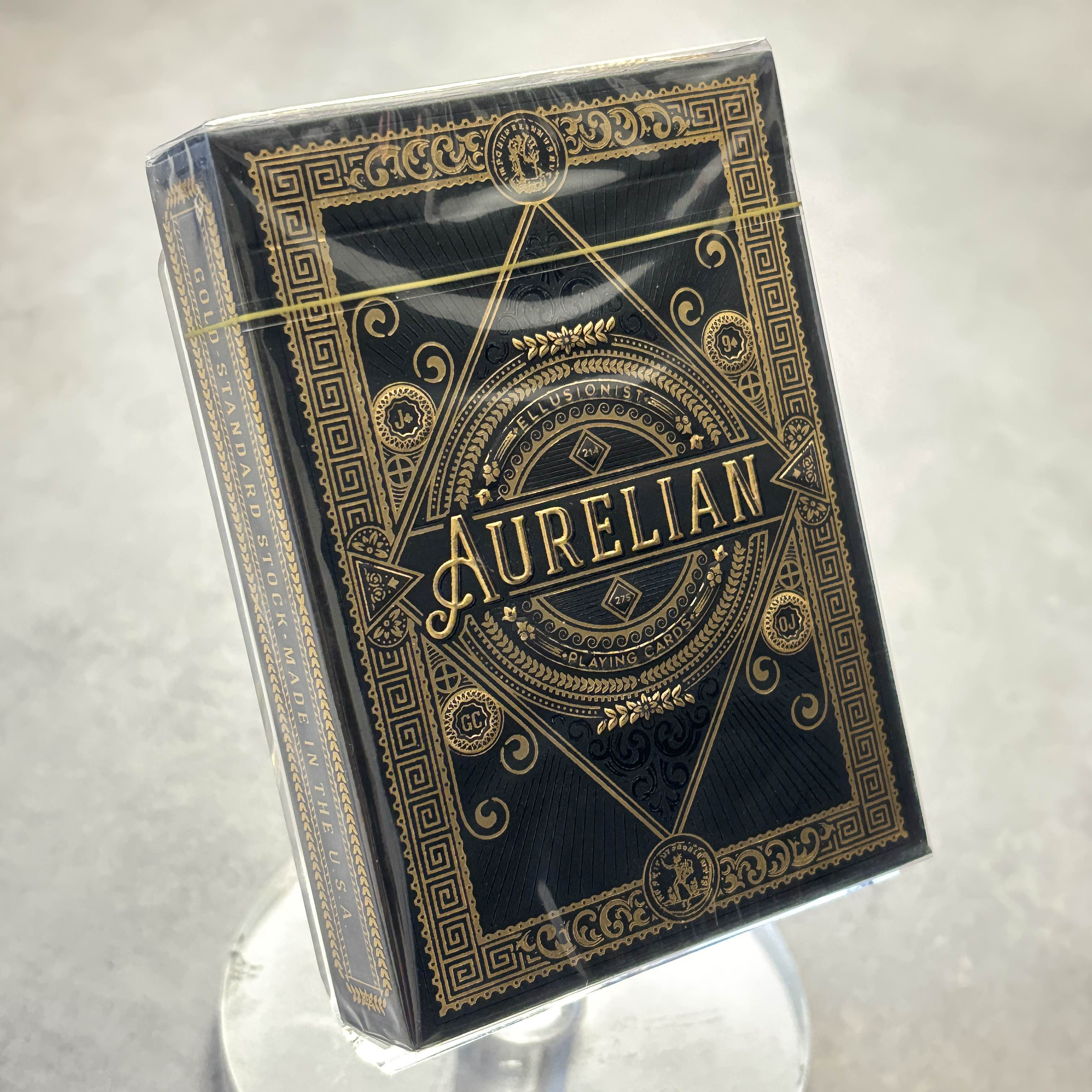 Aurelian (Black) Playing Cards