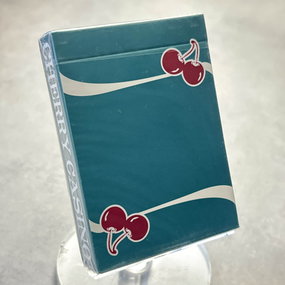 Cherry Casino (Tropicana Teal) Playing Cards