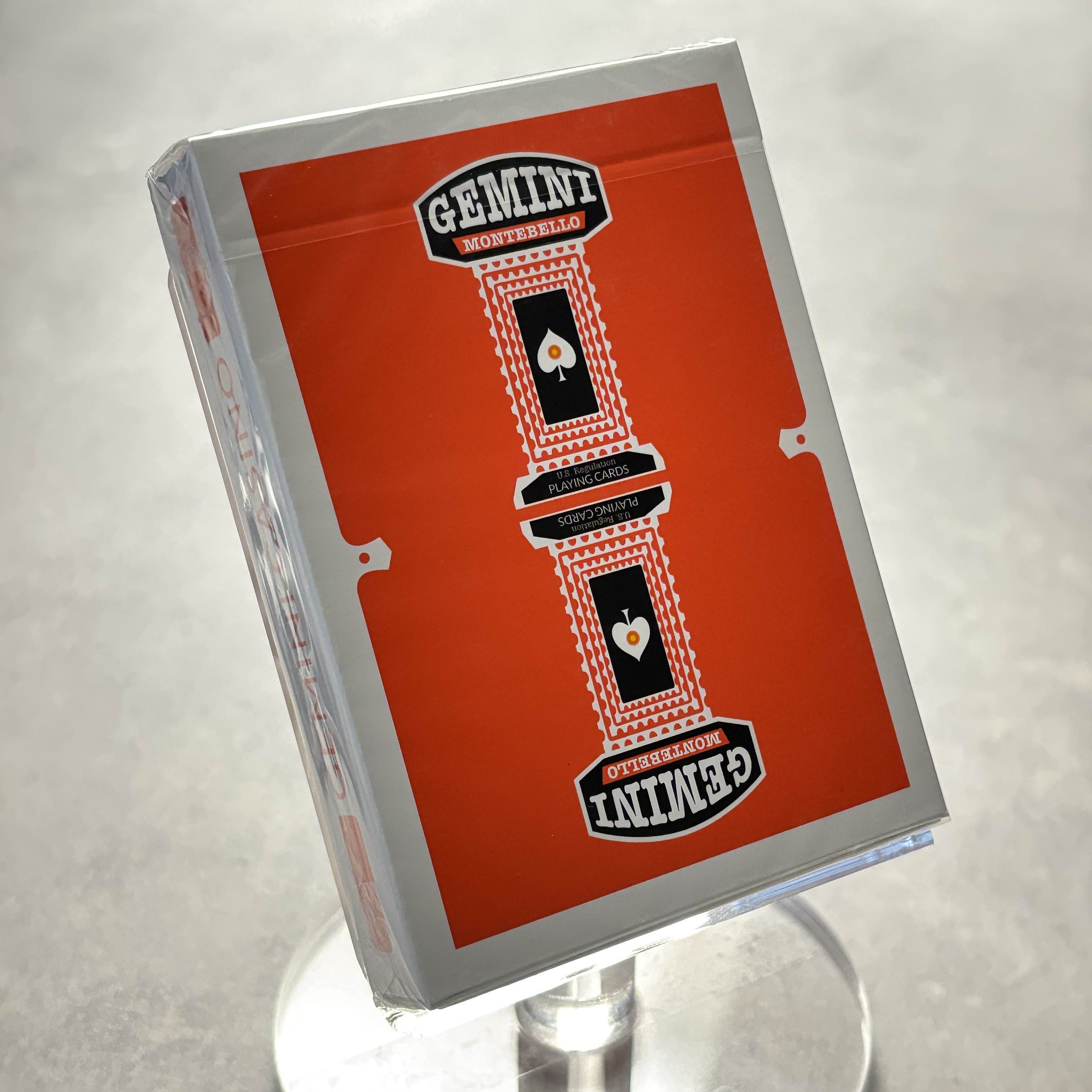 Gemini Casino (Orange) Playing Cards