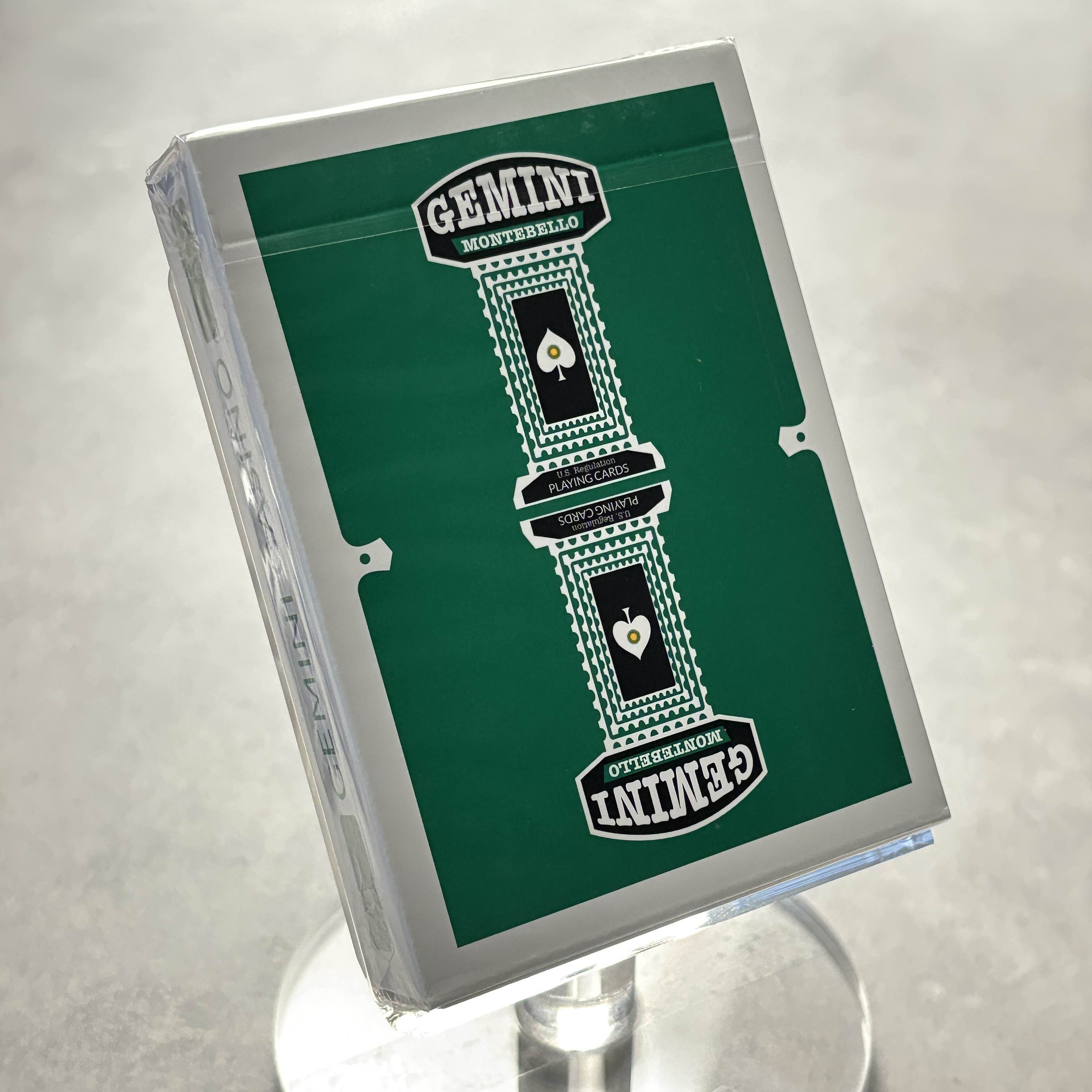 Gemini Casino (Emerald Green) Playing Cards