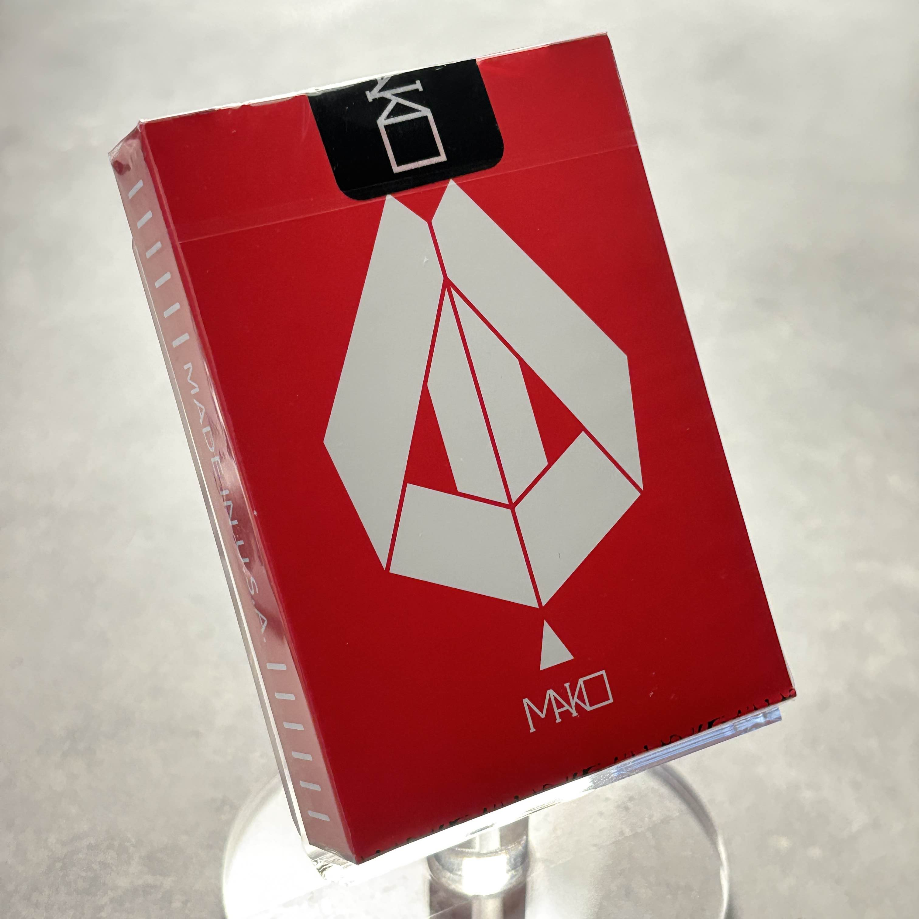 Mako (Red) Playing Cards