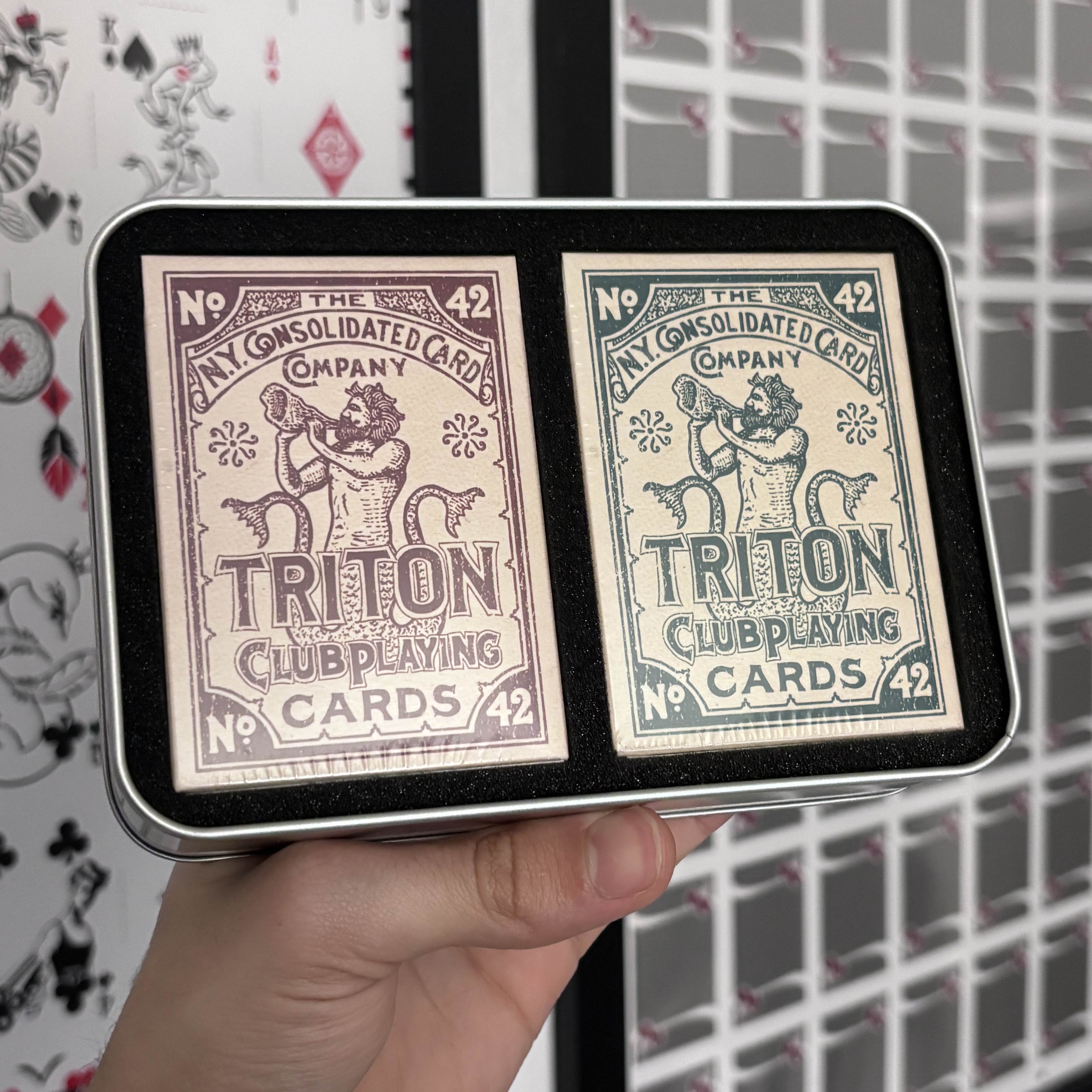 Triton No. 42 Twin Set Twin Playing Cards