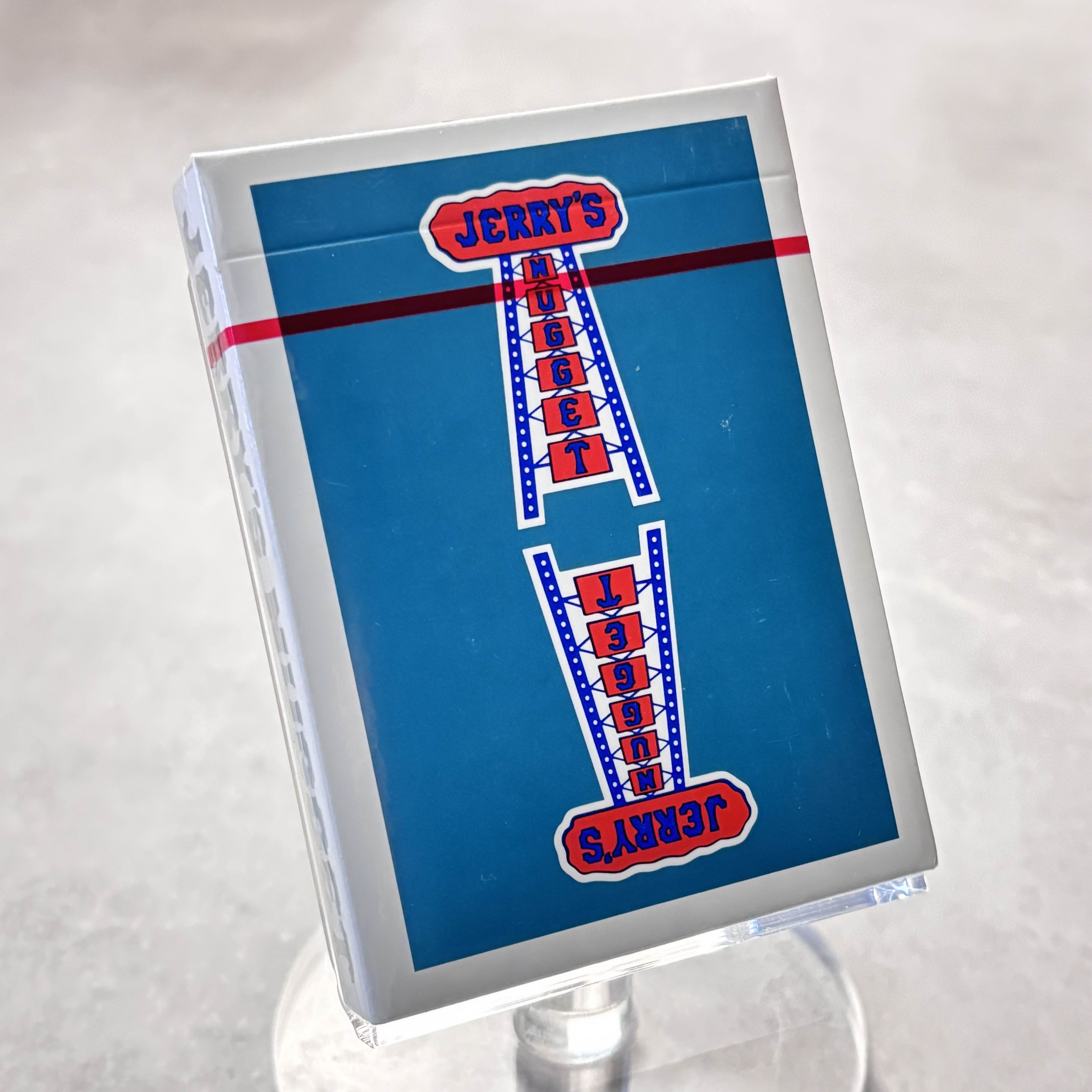 Jerry's Nugget Aqua (Gilded) Playing Cards