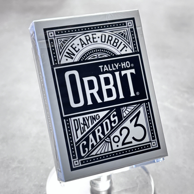 Orbit Tally-Ho Black (Cardtopia Seal) Playing Cards