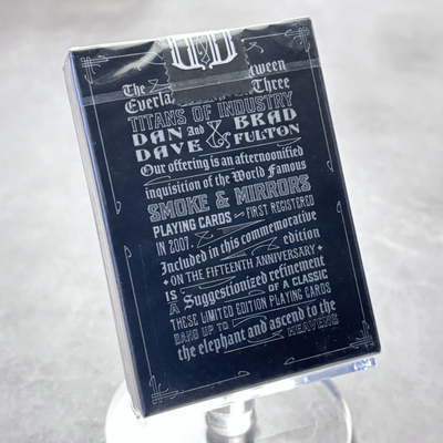 Smoke & Mirrors 15th Anniversary (Black) Playing Cards