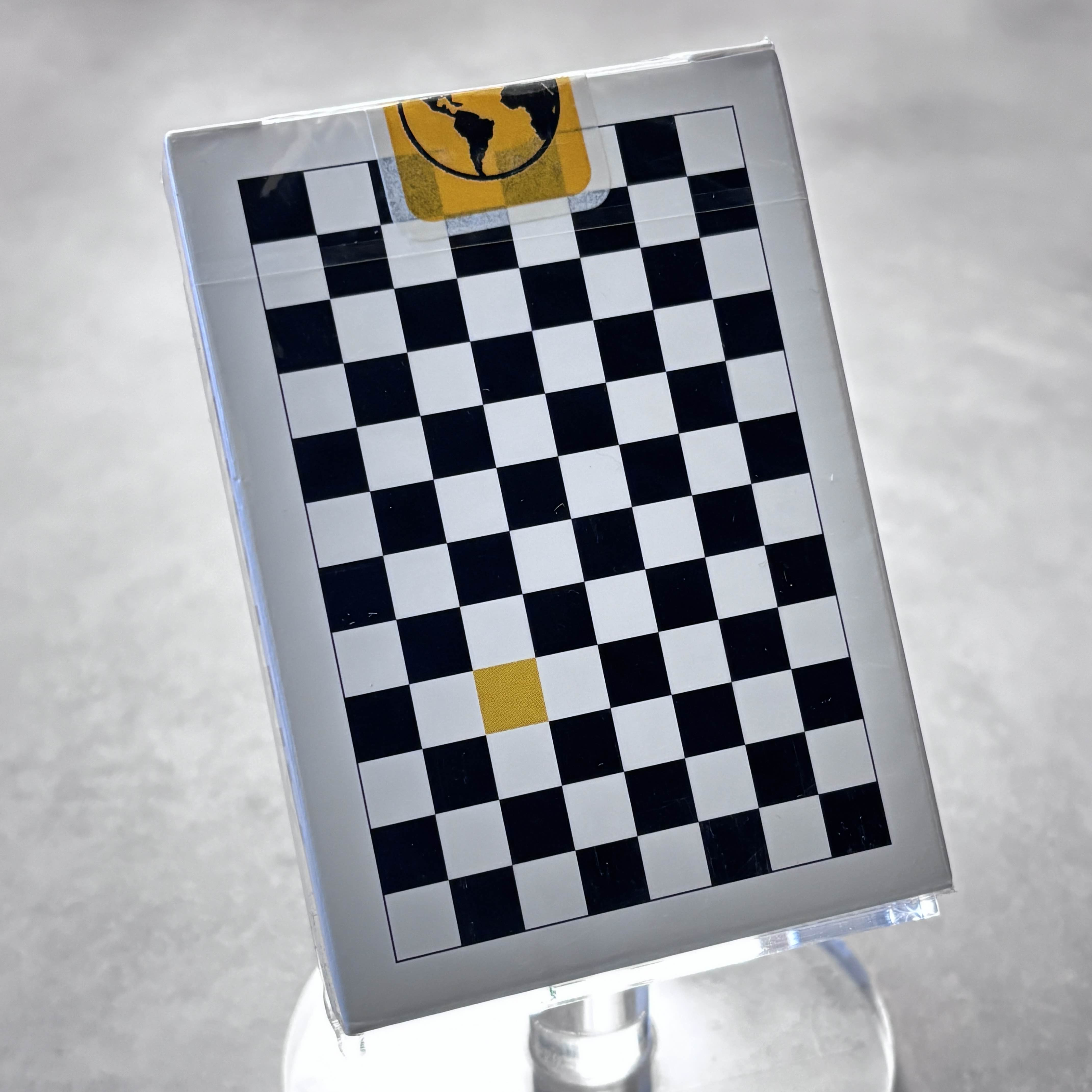 Checkerboard (Yellow) Playing Cards