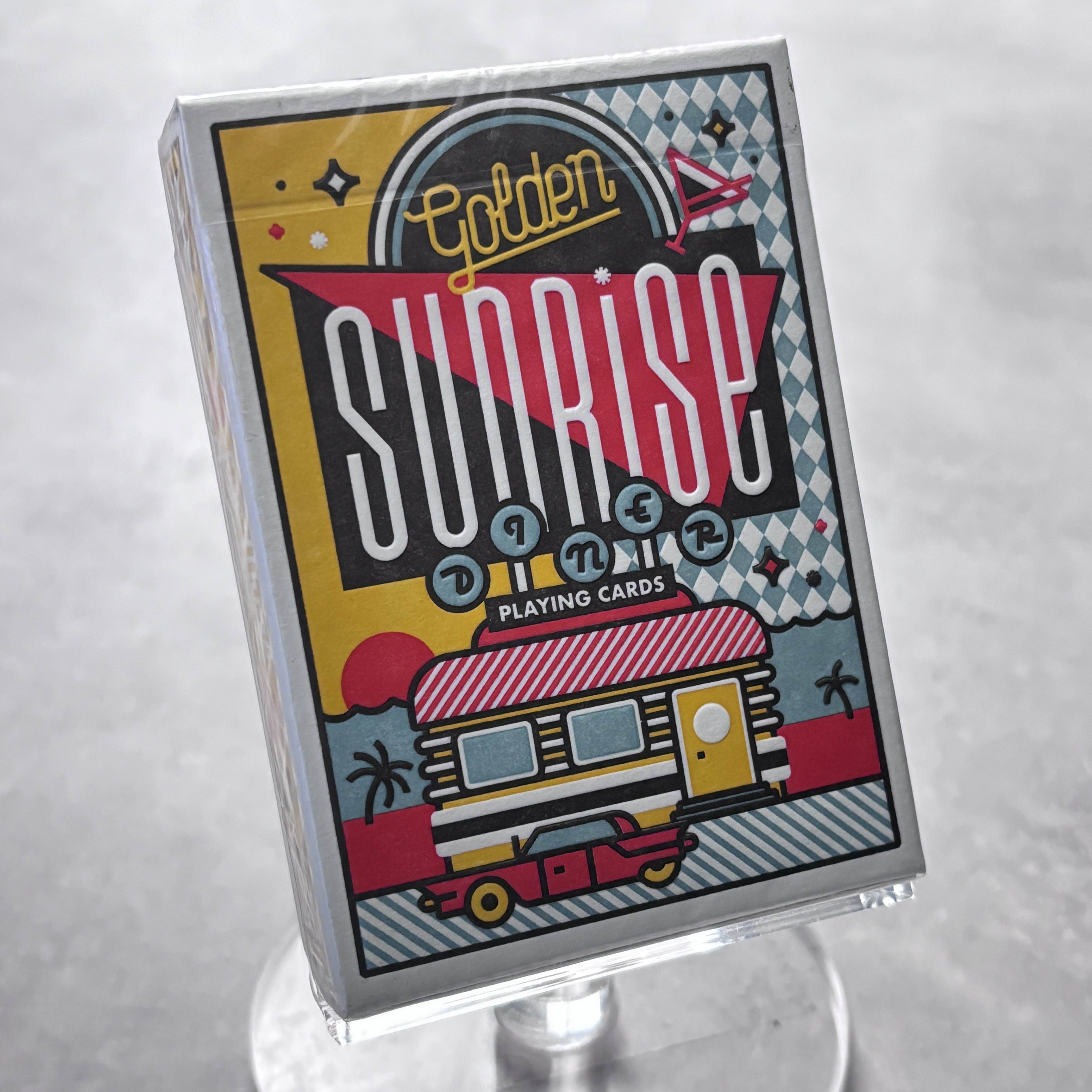 Golden Sunrise Playing Cards
