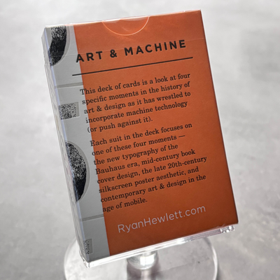 Art & Machine Playing Cards
