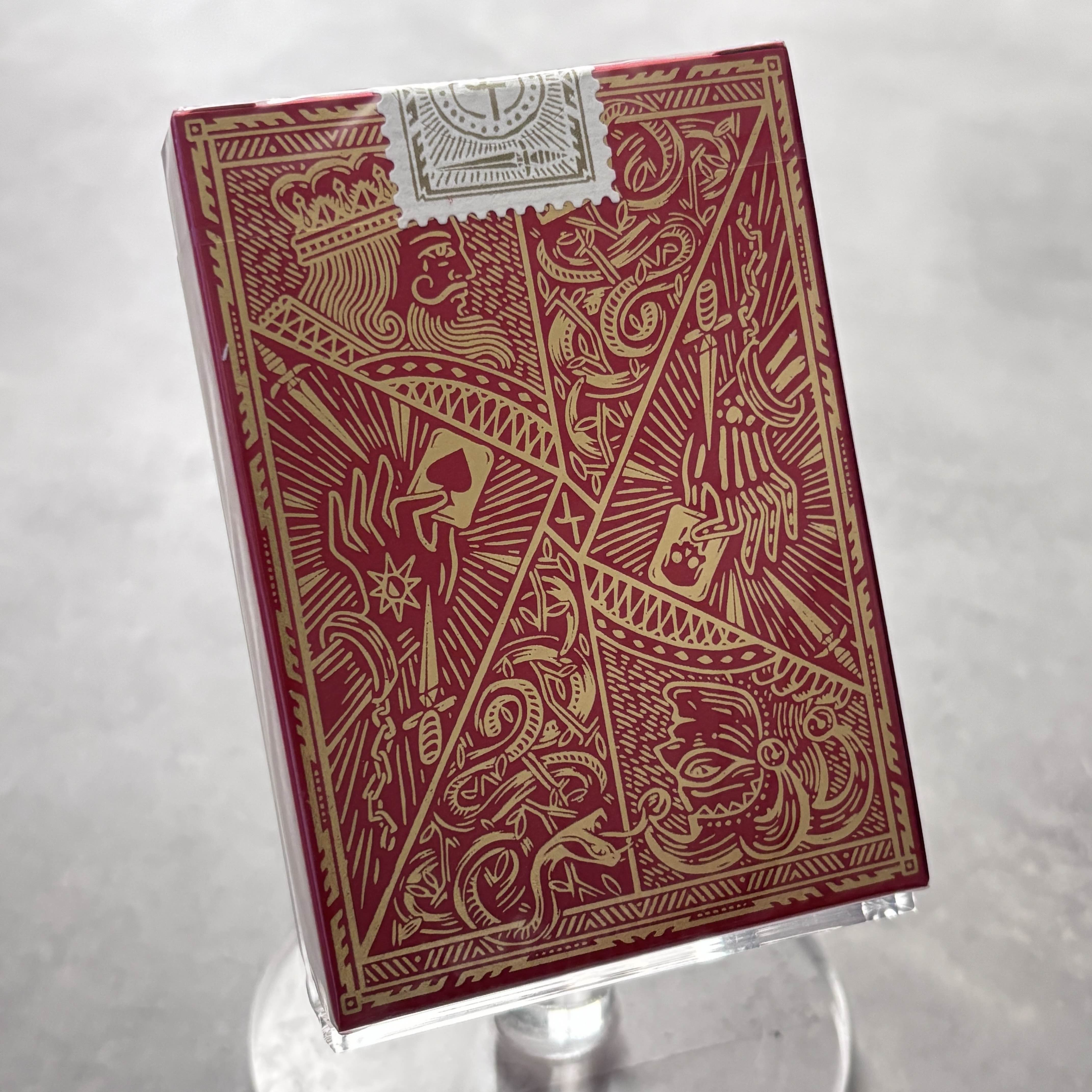 Joker And The Thief: Blood Red V2 Playing Cards