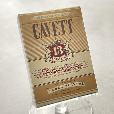 Table Players Vol 4 (Gilded 166/300 "Cavett") Playing Cards